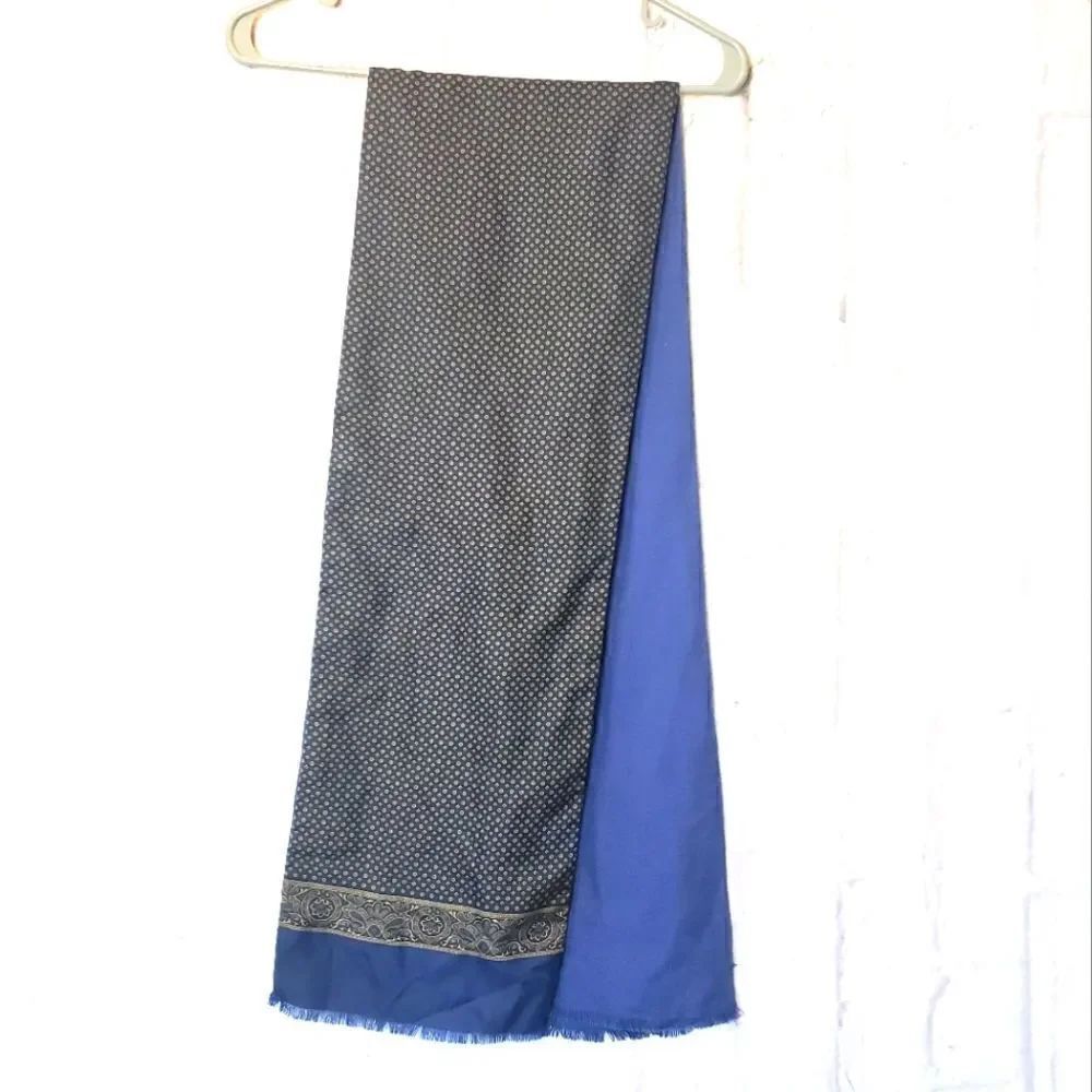 FRAAS Silk & Acrylic Paisley Winter Scarf